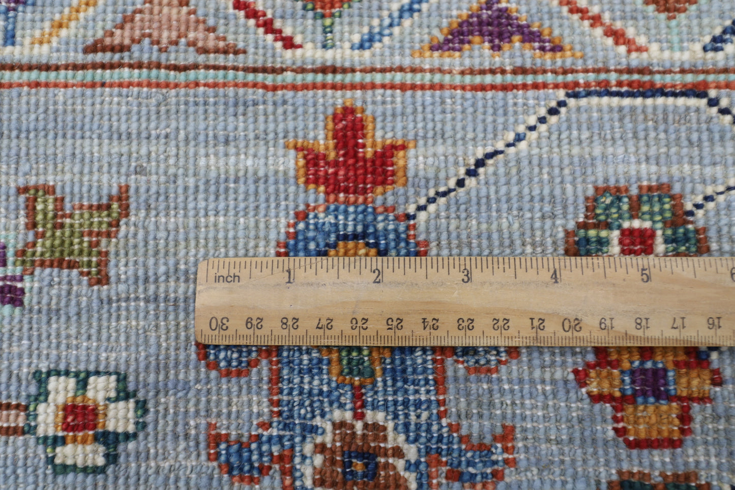 204 x 298 cm | Sultani Afghan Tribal Hand Knotted Veg Dye Wool carpet