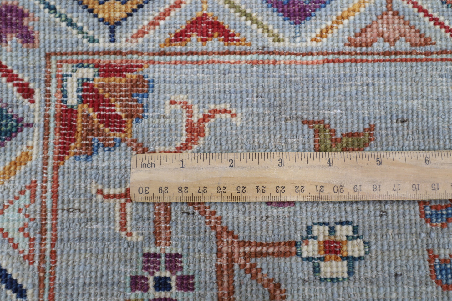 204 x 296 cm | Sultani Afghan Tribal Hand Knotted Veg Dye Wool carpet