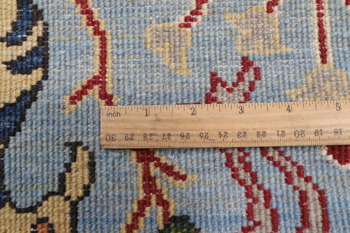 84 x 399 cm | Birds Runner Design Hand Knotted Veg Dye Wool Afghan Carpet