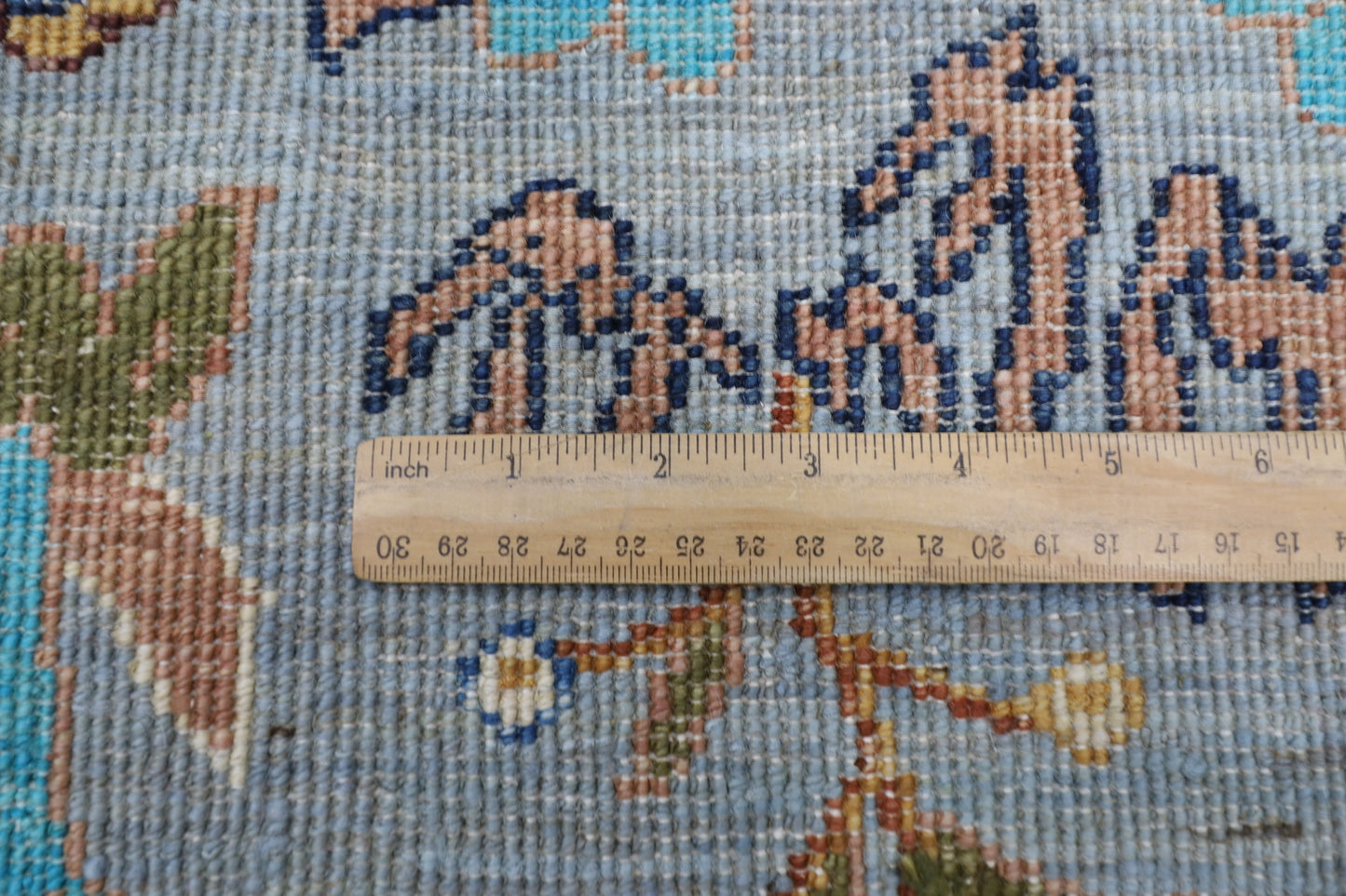 202 x 298 cm | Birds Afghan Tribal Hand Knotted Veg Dye Wool carpet