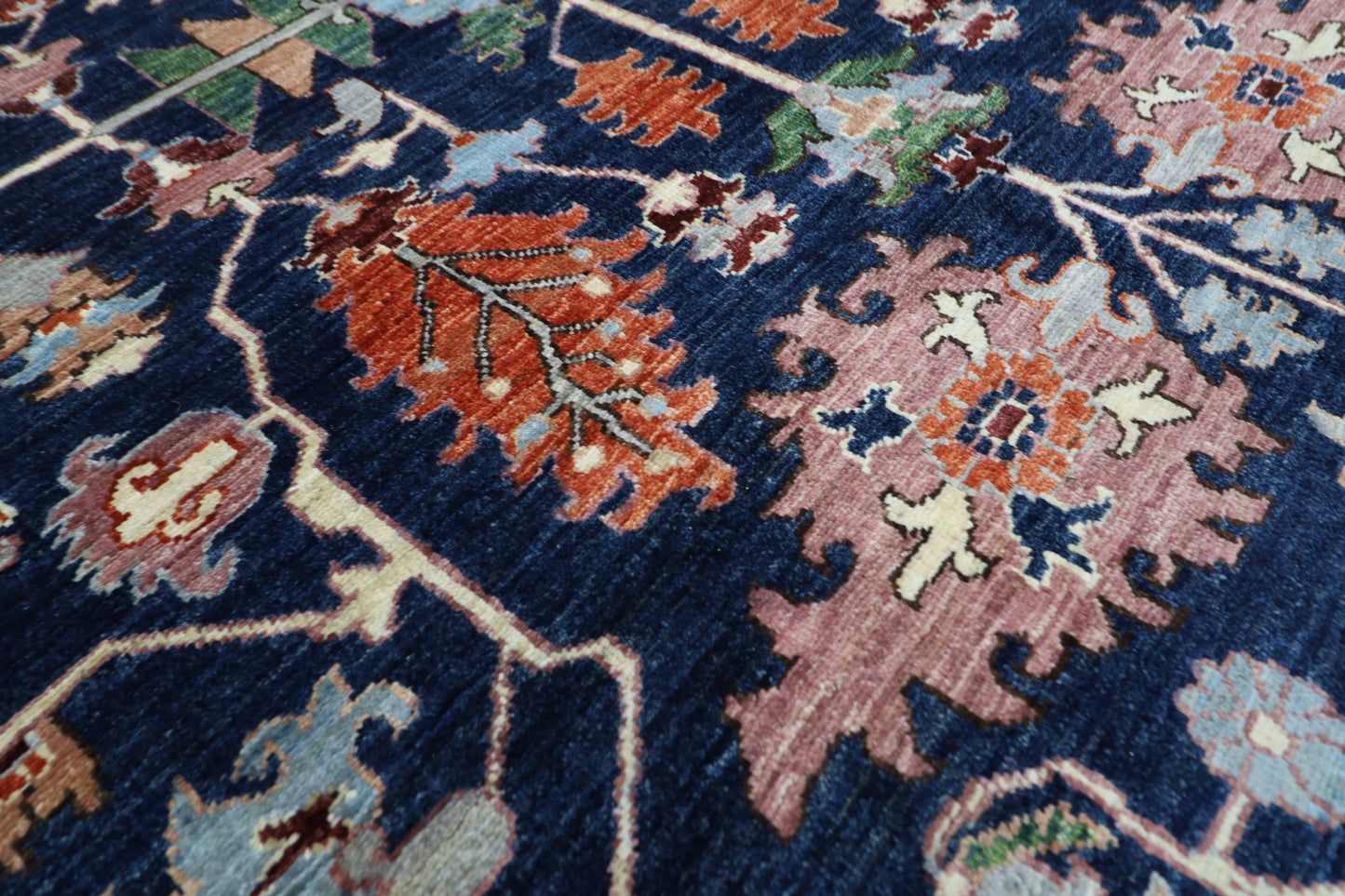 200 x 303 cm | Oriental Afghan Tribal Hand Knotted Veg Dye Wool carpet