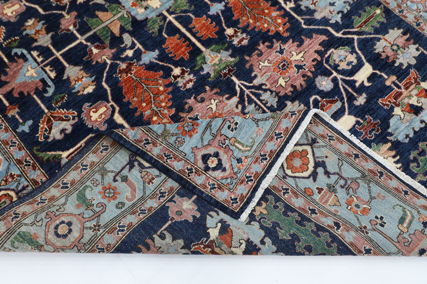 200 x 303 cm | Oriental Afghan Tribal Hand Knotted Veg Dye Wool carpet