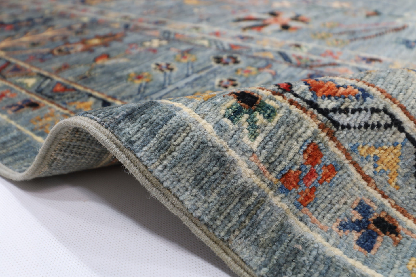 200 x 293 cm | Sultani Afghan Tribal Hand Knotted Veg Dye Wool carpet