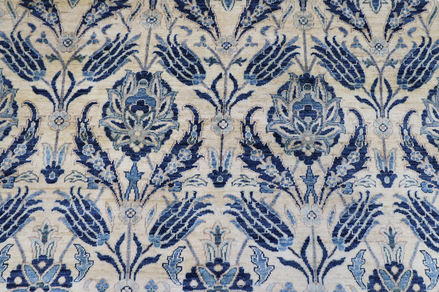 180 x 275 cm | Floral Afghan Tribal Hand Knotted Veg Dye Wool carpet
