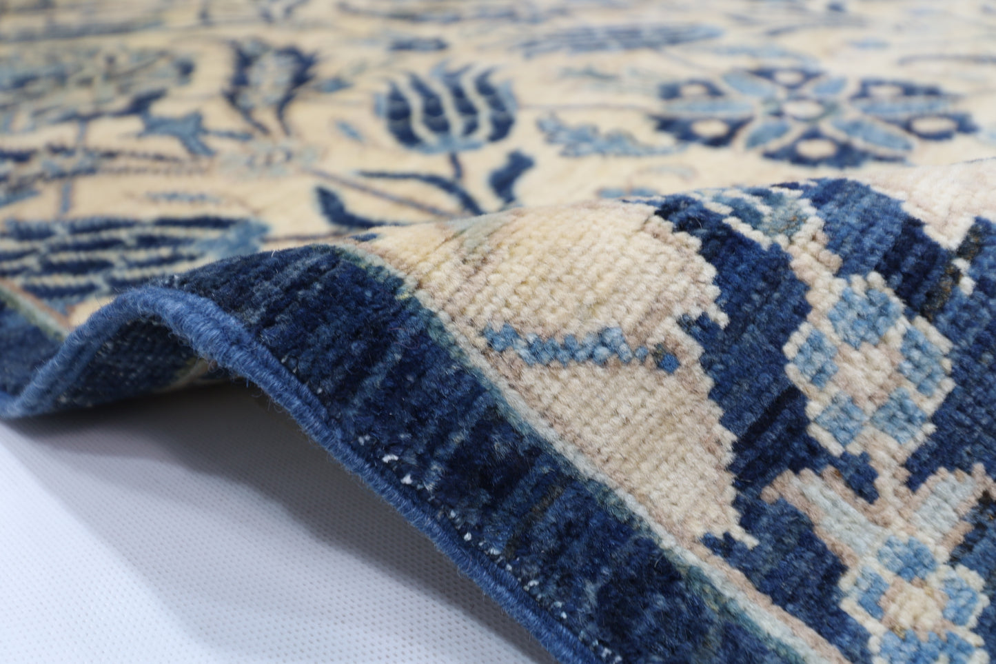 180 x 275 cm | Floral Afghan Tribal Hand Knotted Veg Dye Wool carpet