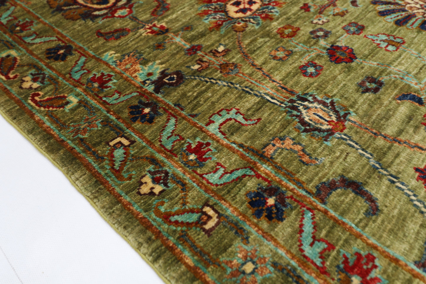 117 x 182 cm | Sultani Afghan Tribal Hand Knotted Veg Dye Wool carpet
