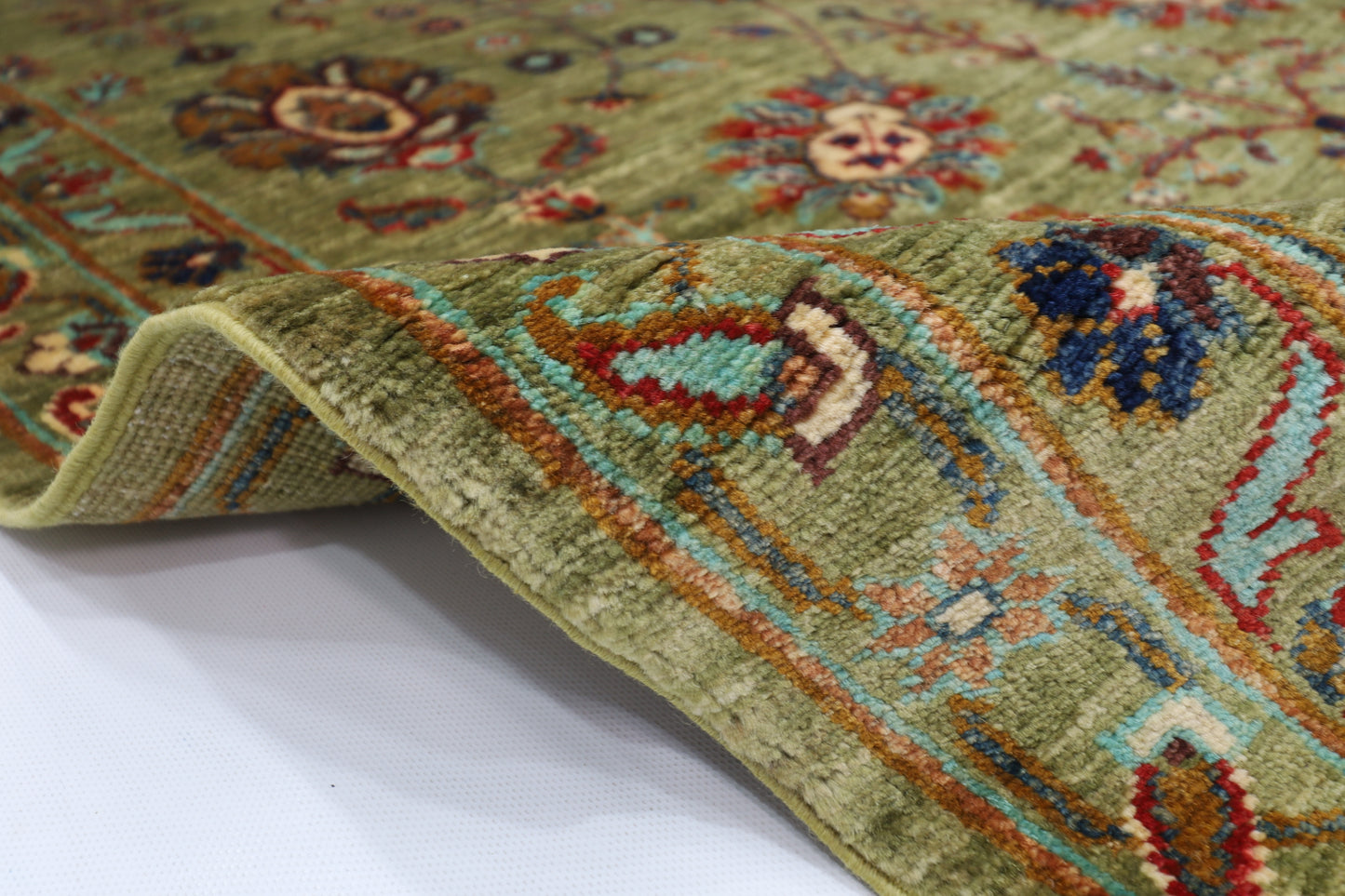 117 x 182 cm | Sultani Afghan Tribal Hand Knotted Veg Dye Wool carpet