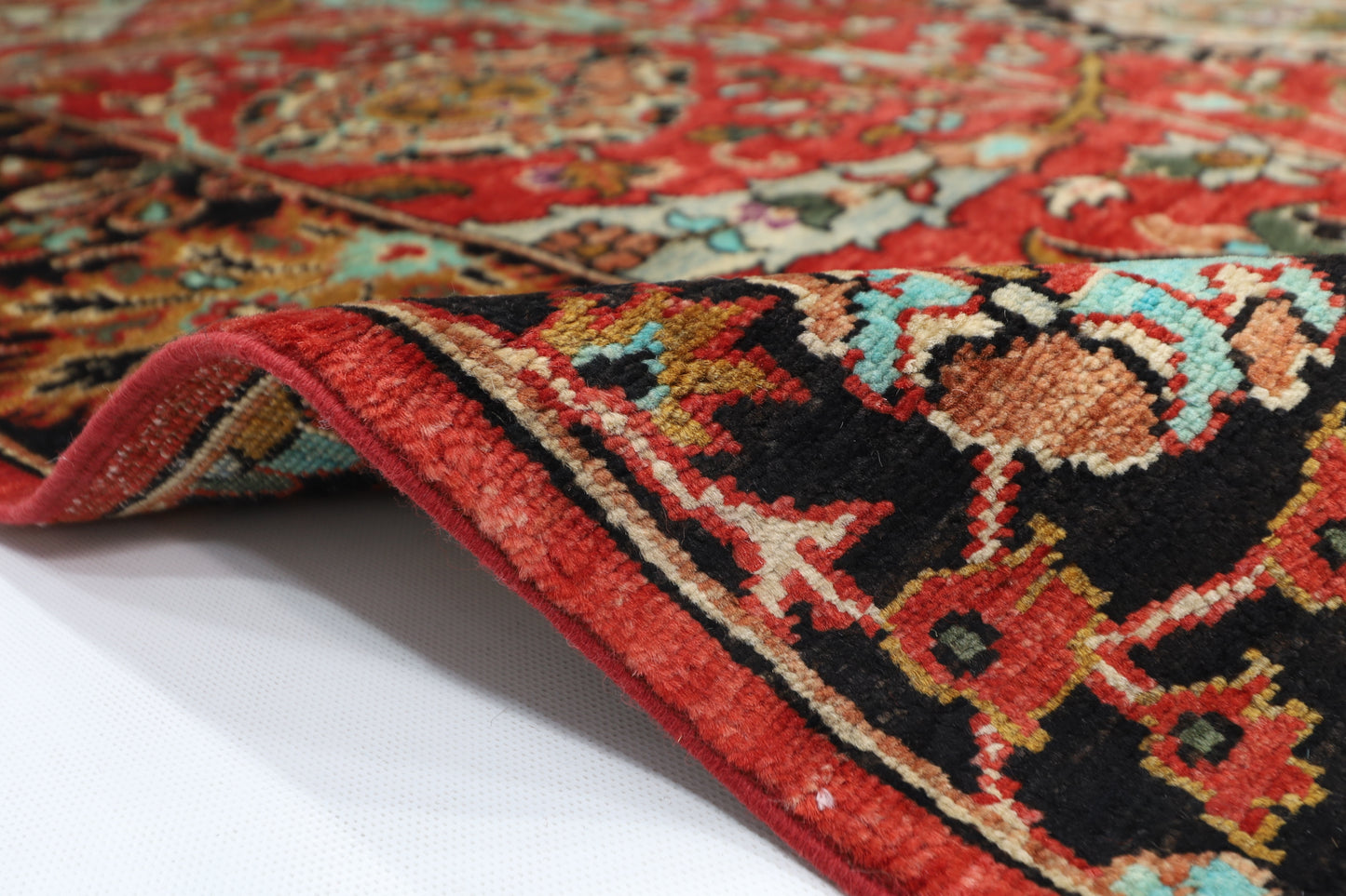 184 x 274 cm | Sickle Leaf Afghan Tribal Hand Knotted Veg Dye Wool carpet