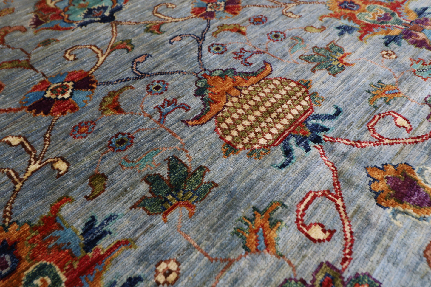 170 x 241 cm | Sultani Afghan Tribal Hand Knotted Veg Dye Wool carpet
