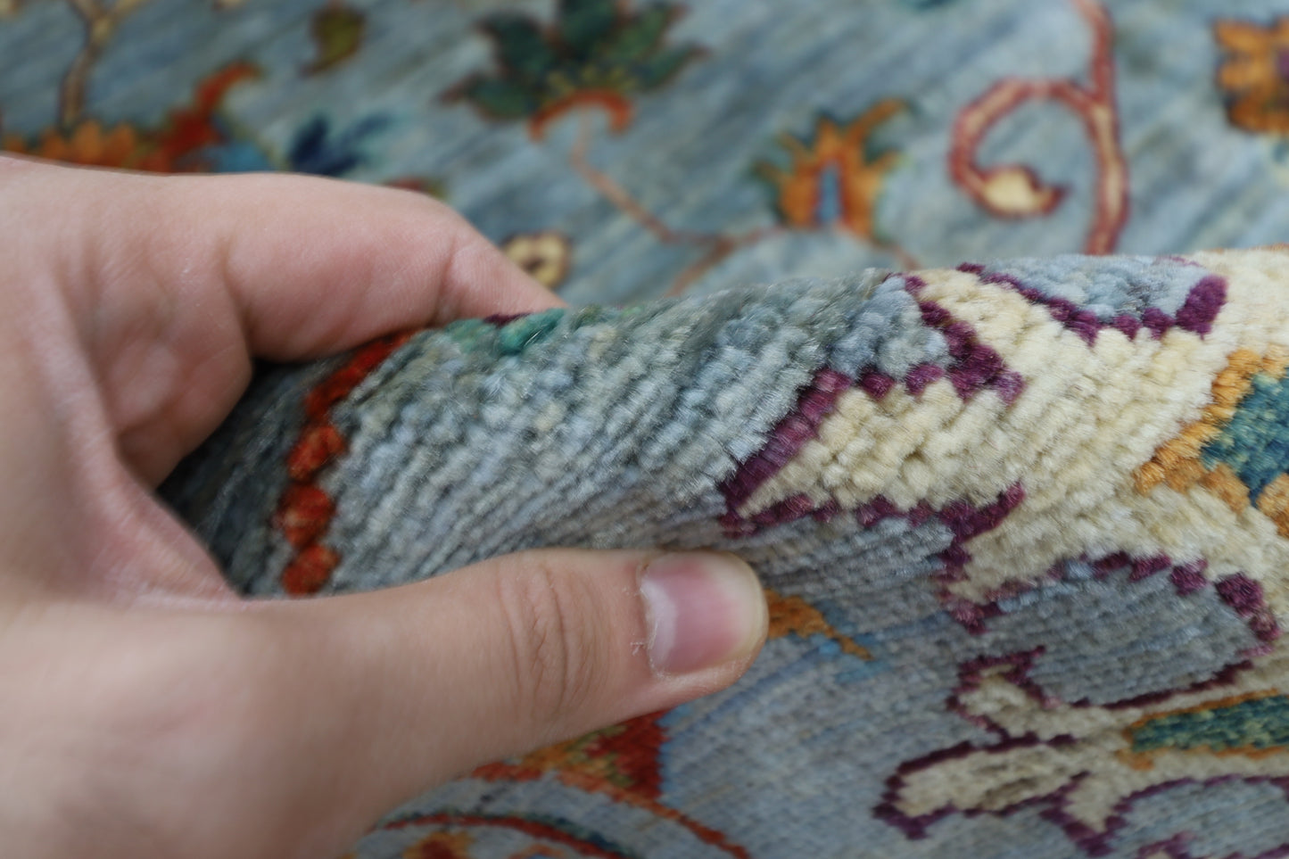170 x 241 cm | Sultani Afghan Tribal Hand Knotted Veg Dye Wool carpet