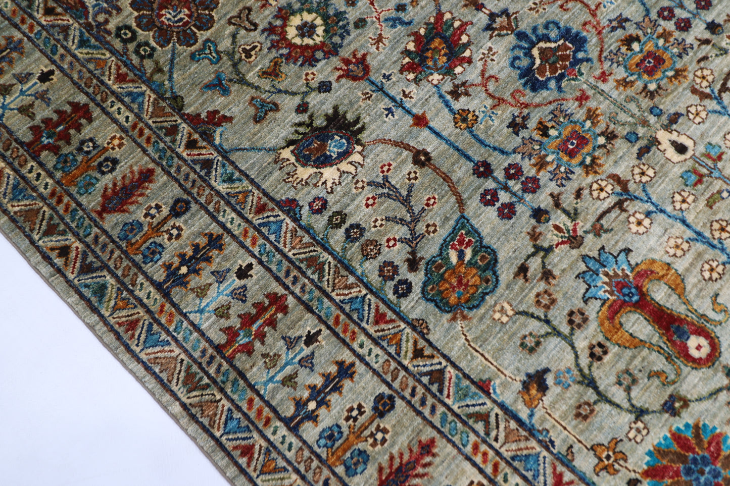 151 x 195 cm | Sultani Afghan Tribal Hand Knotted Veg Dye Wool carpet