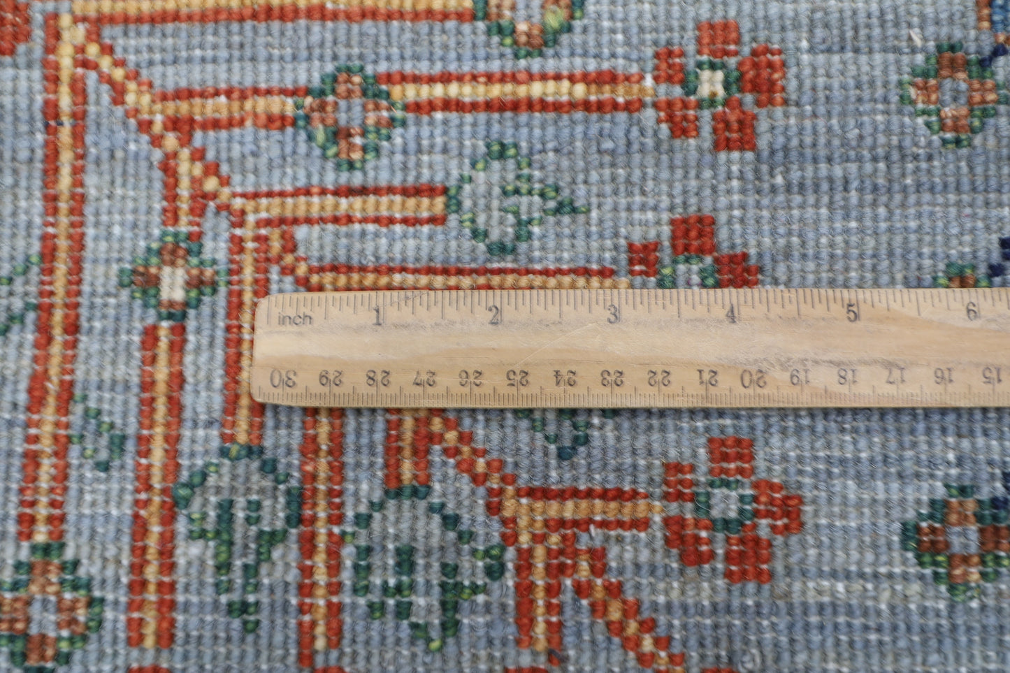 203 x 303 cm | Sultani Gray Oriental Area Rug Afghan Hand Knotted Veg Dye Wool carpet
