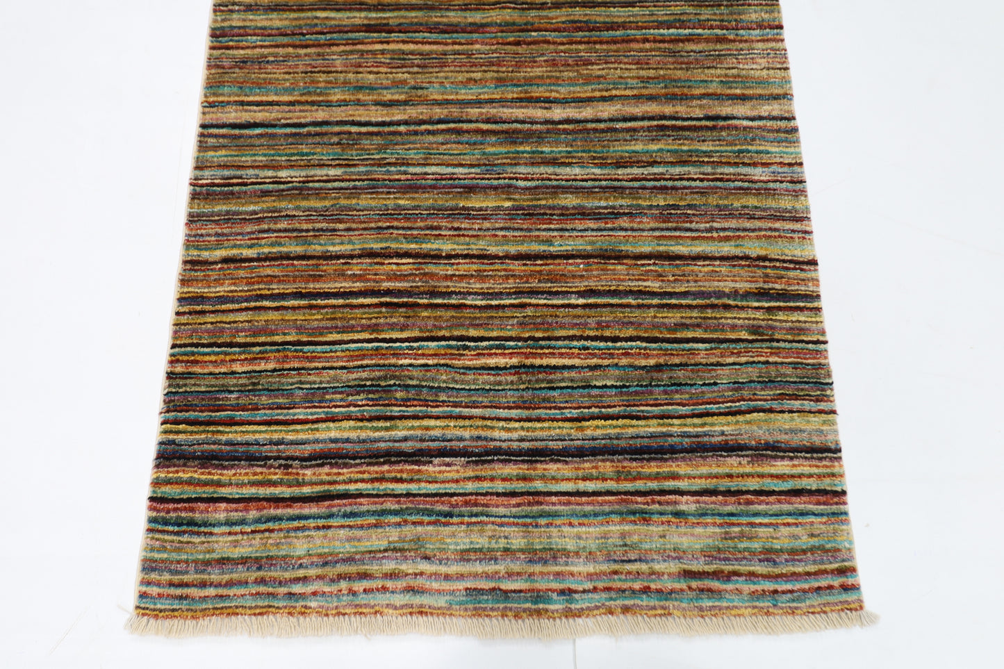 85 x 183 cm | Gabbeh Afghan Tribal Hand Knotted Veg Dye Wool Runner