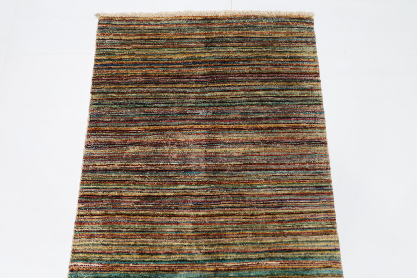 85 x 183 cm | Gabbeh Afghan Tribal Hand Knotted Veg Dye Wool Runner