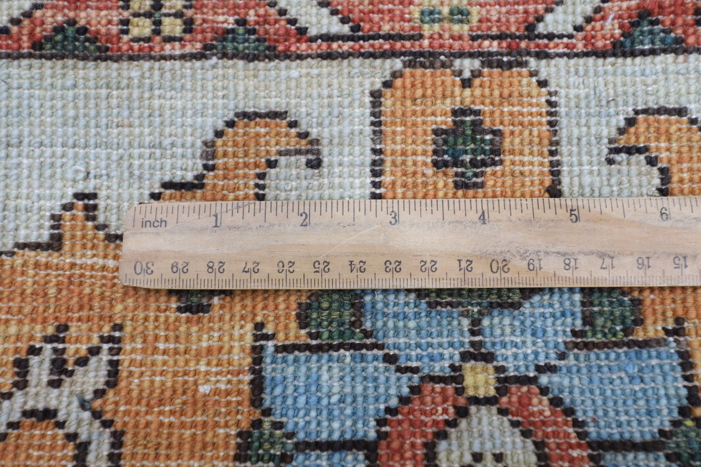 122 x 187 cm | Floral Oriental Area Rug Afghan Hand Knotted Veg dye Wool carpet