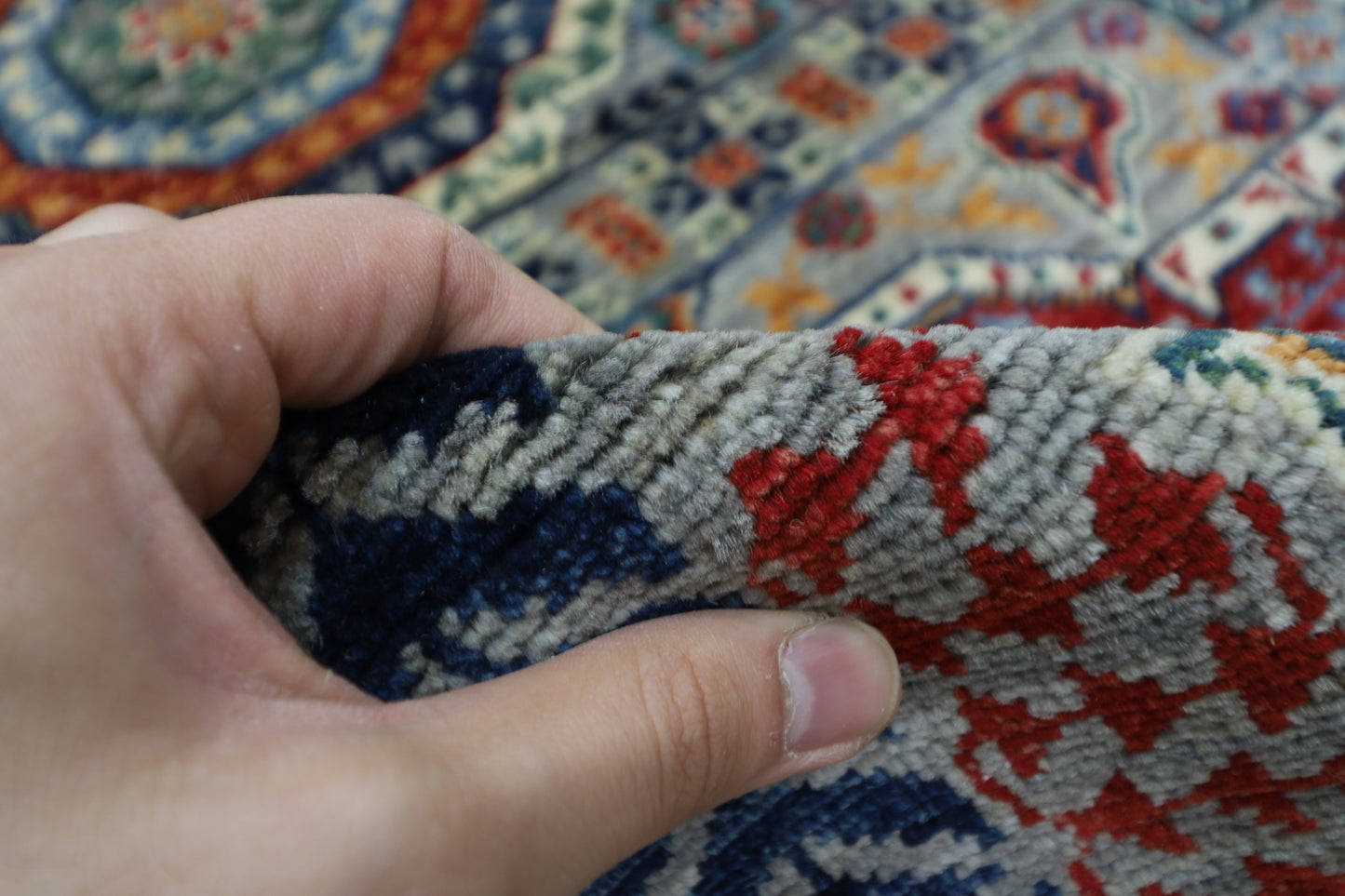 83 x 348 cm | Mamluk Afghan Tribal Hand Knotted Veg Dye Wool Runner