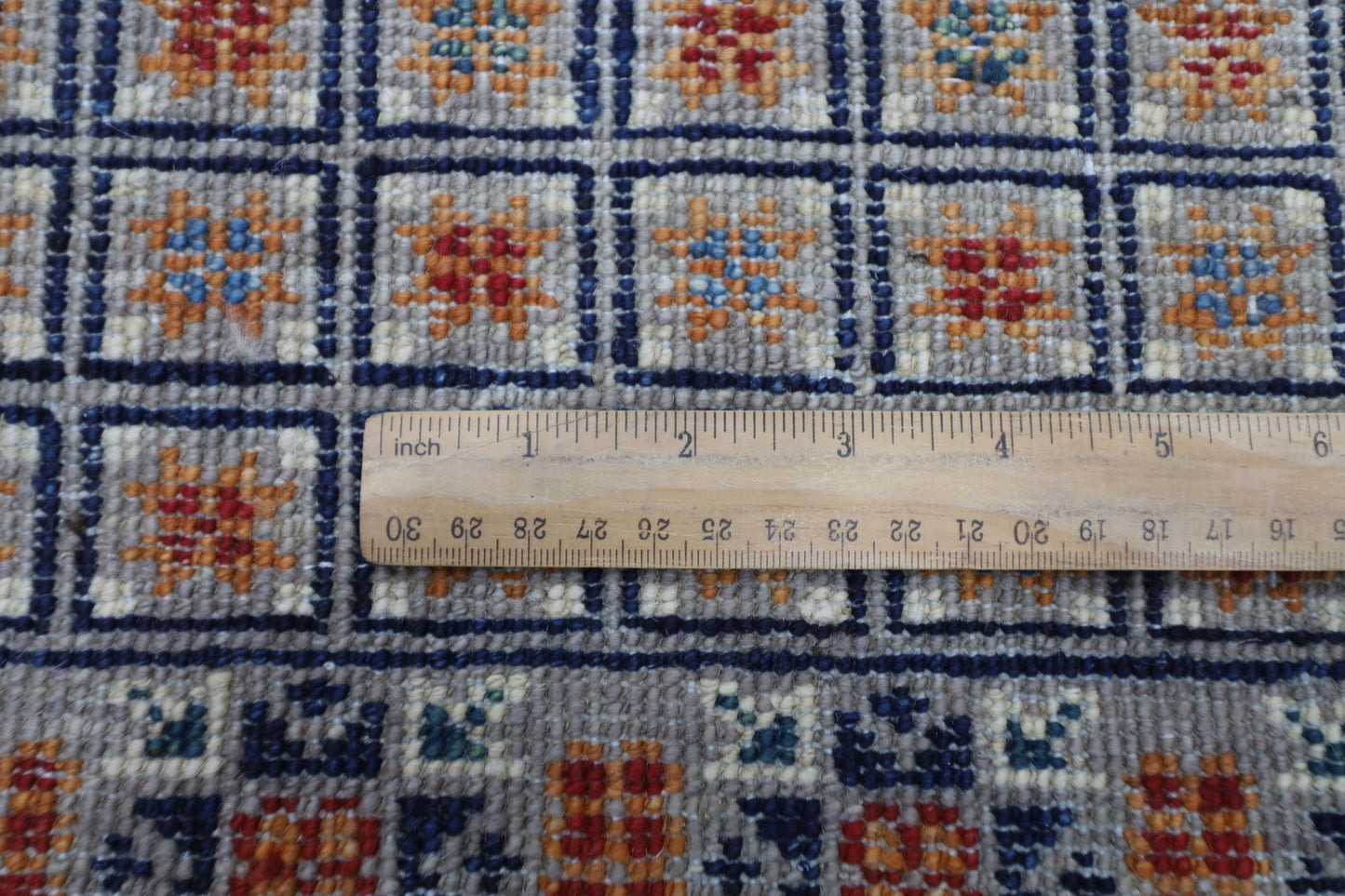 83 x 348 cm | Mamluk Afghan Tribal Hand Knotted Veg Dye Wool Runner