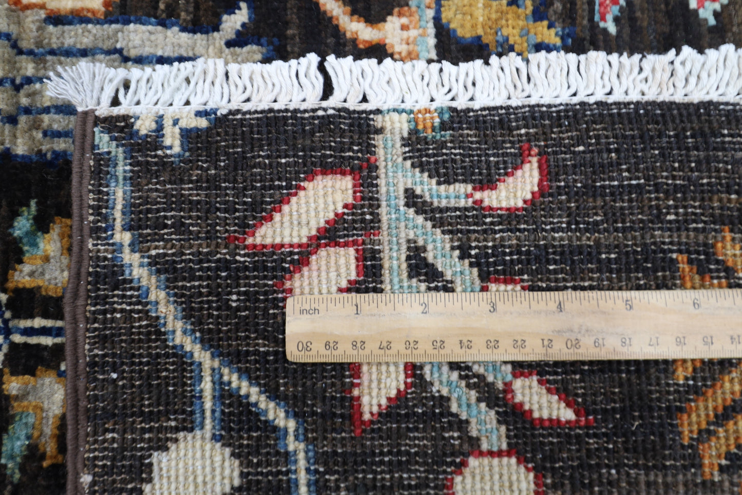155 x 201 cm | Birds Afghan Tribal Hand Knotted Veg Dye Wool Runner
