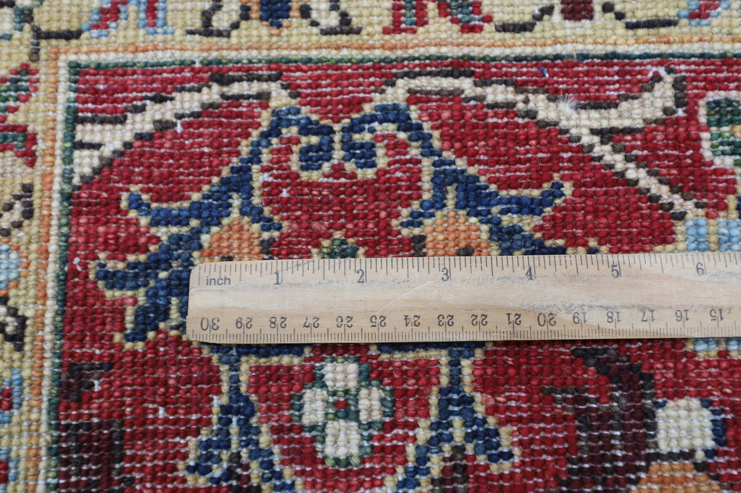151 x 207 cm | Oriental Heriz Area Rug Afghan Hand Knotted Veg Dye Wool carpet