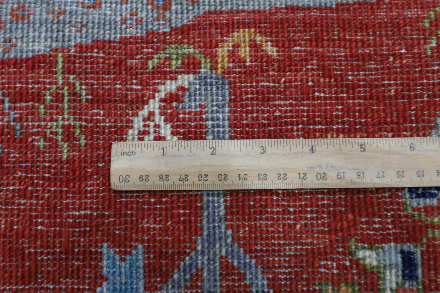 78 x 304 cm | Landscape Afghan Tribal Hand Knotted Veg Dye Wool Runner