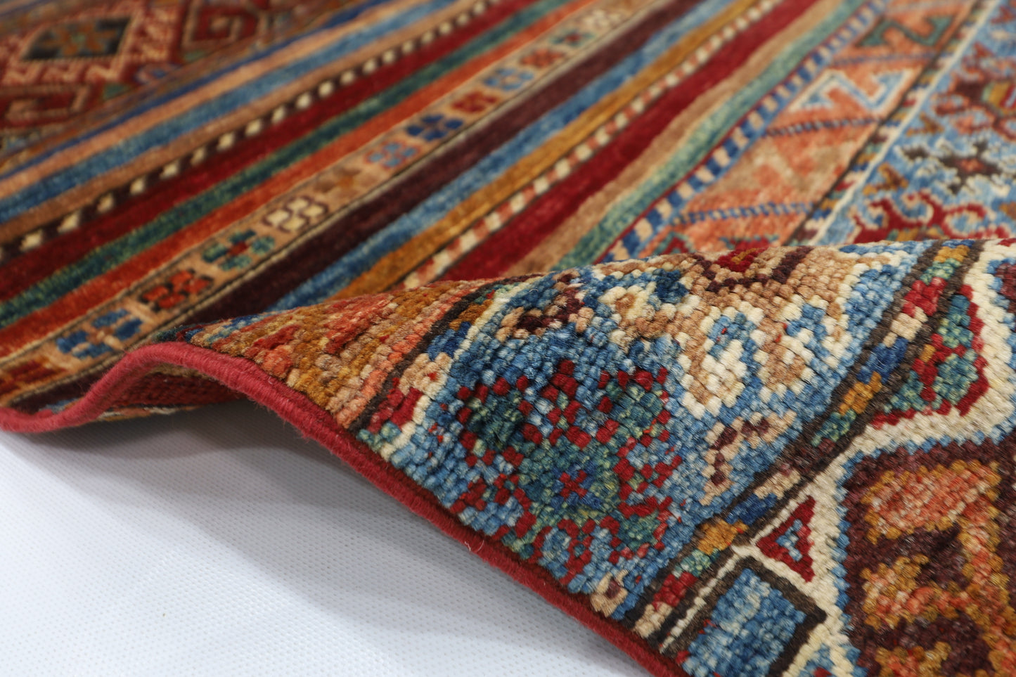 66 x 197 cm | Khorjun Afghan Tribal Hand Knotted Veg Dye Wool Runner