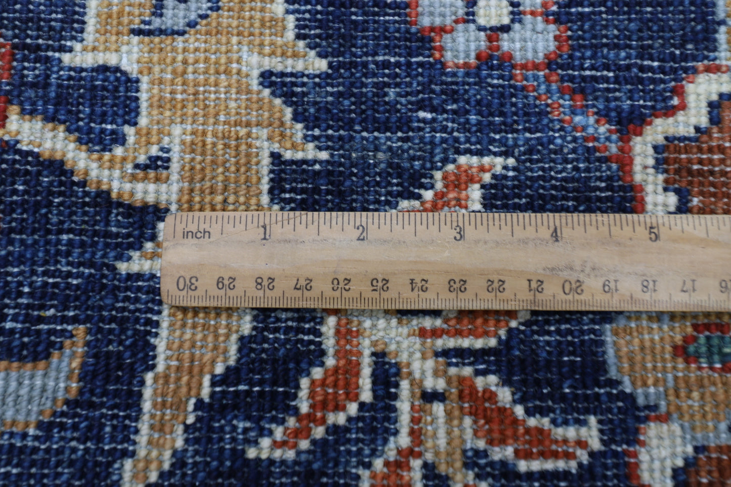 87 x 297 cm | Sickle Leaf Afghan Tribal Hand Knotted Veg Dye Wool Runner