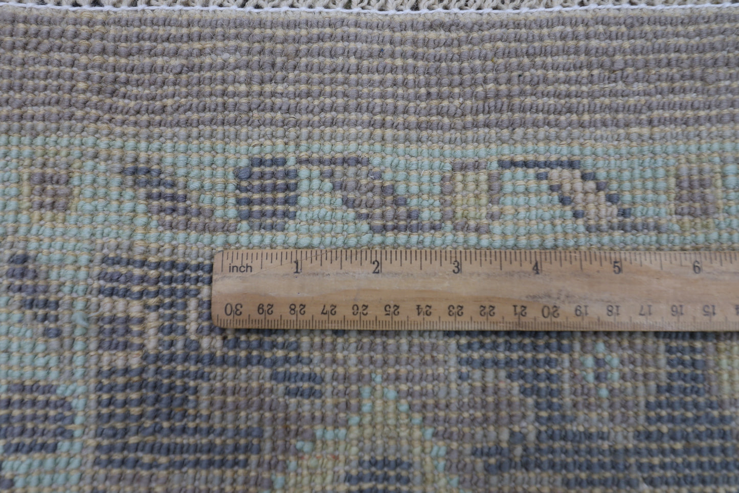80 x 306 cm | Oushak Afghan Tribal Hand Knotted Veg Dye Wool Runner