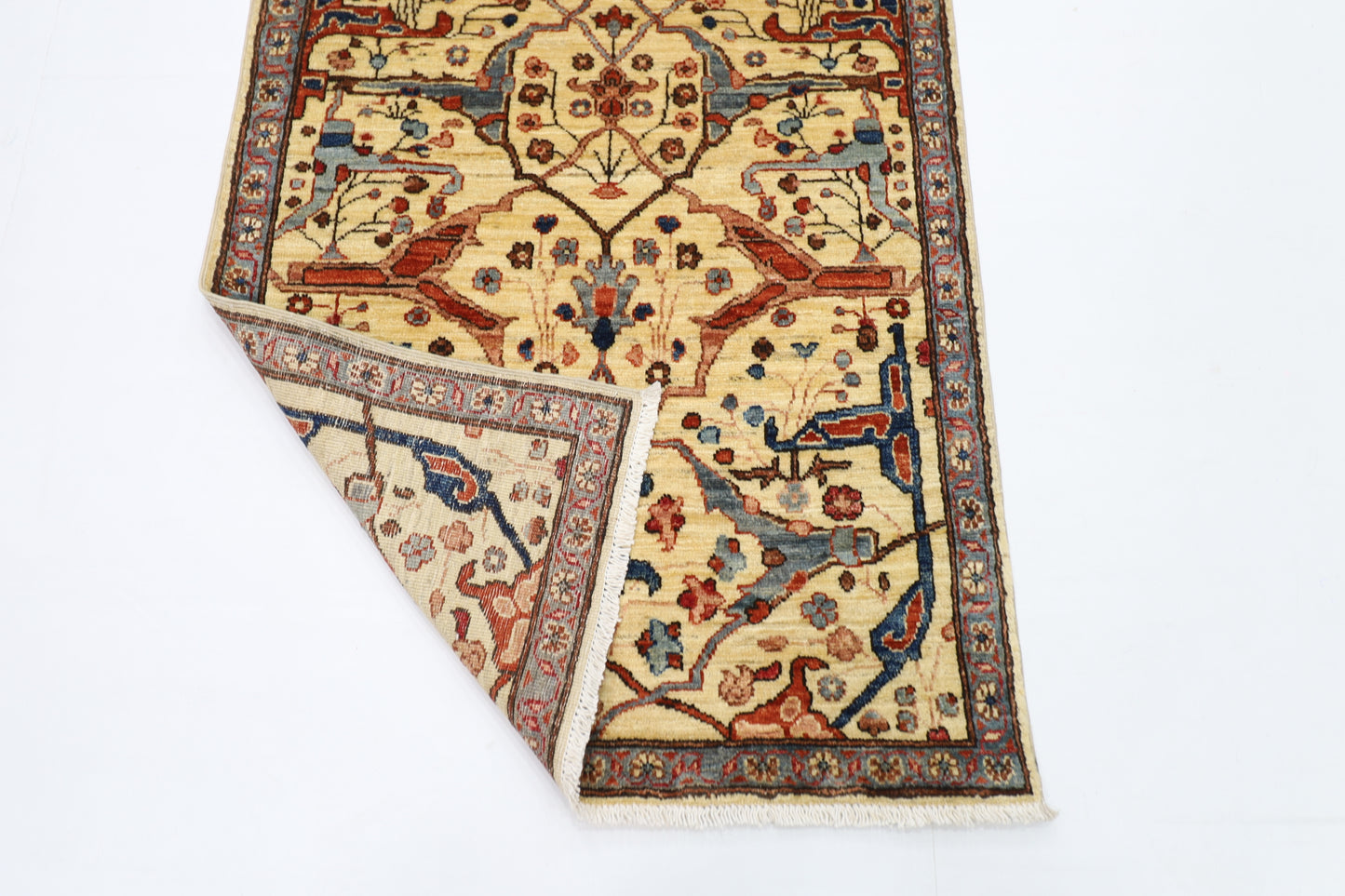 84 x 293 cm | Bidjar Afghan Tribal Hand Knotted Veg Dye Wool Runner