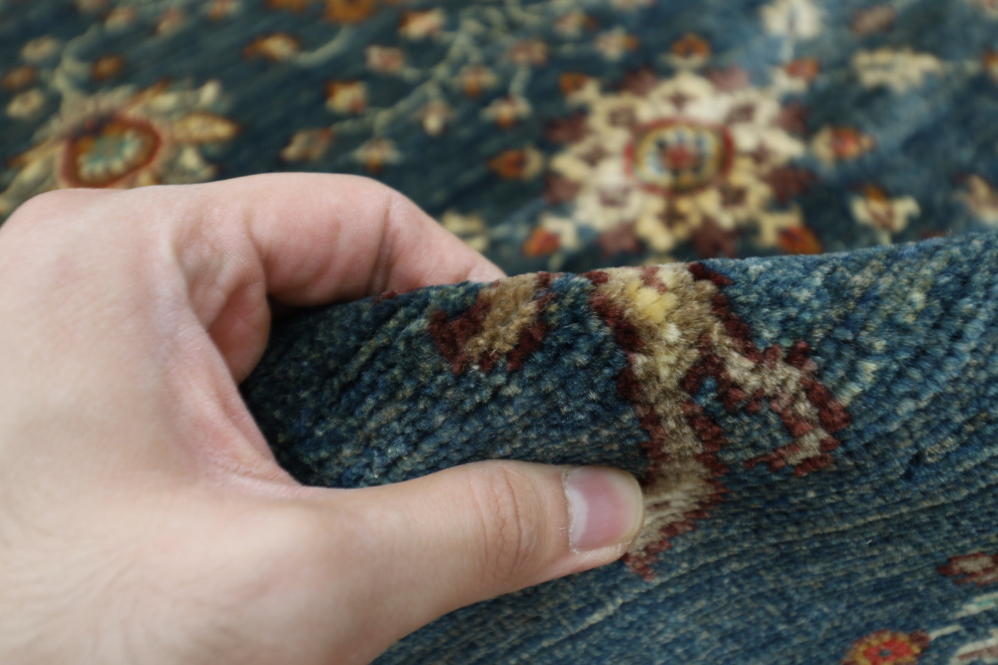 150 x 194 cm | Zeigler Afghan Tribal Hand Knotted Veg Dye Wool Carpet