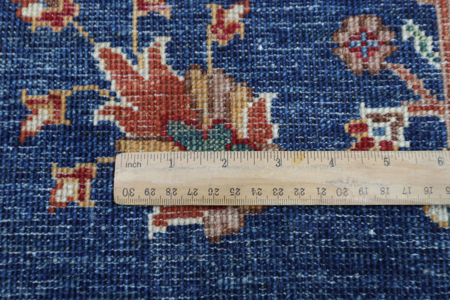 122 x 185 cm | Four Season Afghan Tribal Hand Knotted Veg Dye Wool Carpet