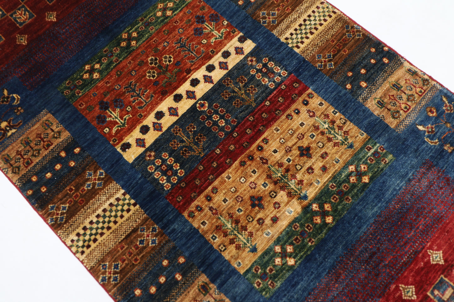 80 x 136 cm | Afghan Tribal Hand Knotted Veg Dye Wool Carpet