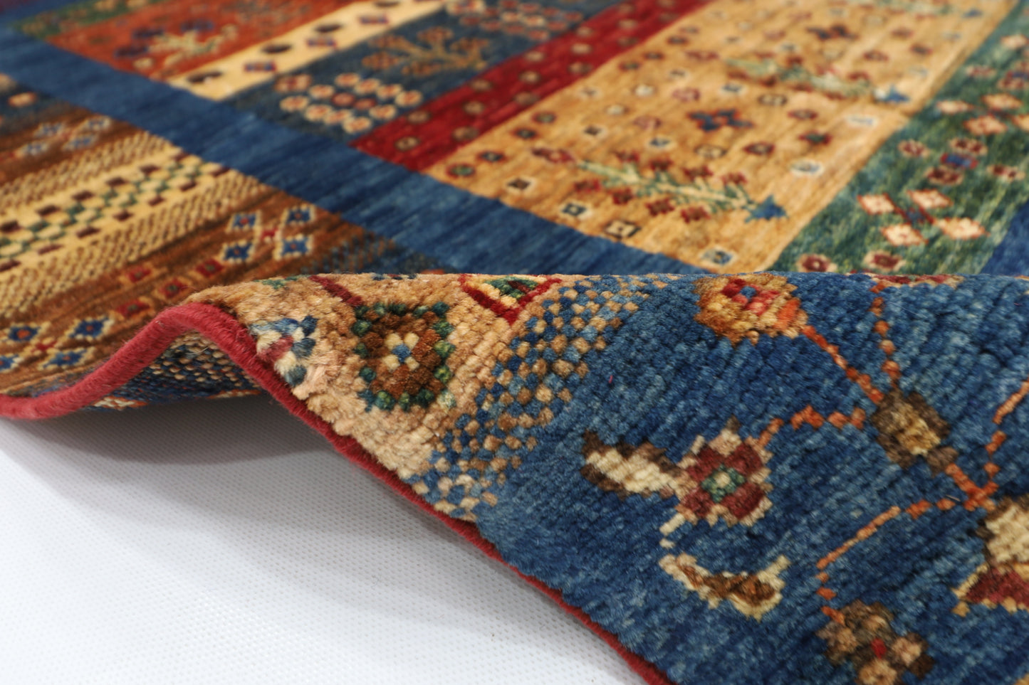 80 x 136 cm | Afghan Tribal Hand Knotted Veg Dye Wool Carpet