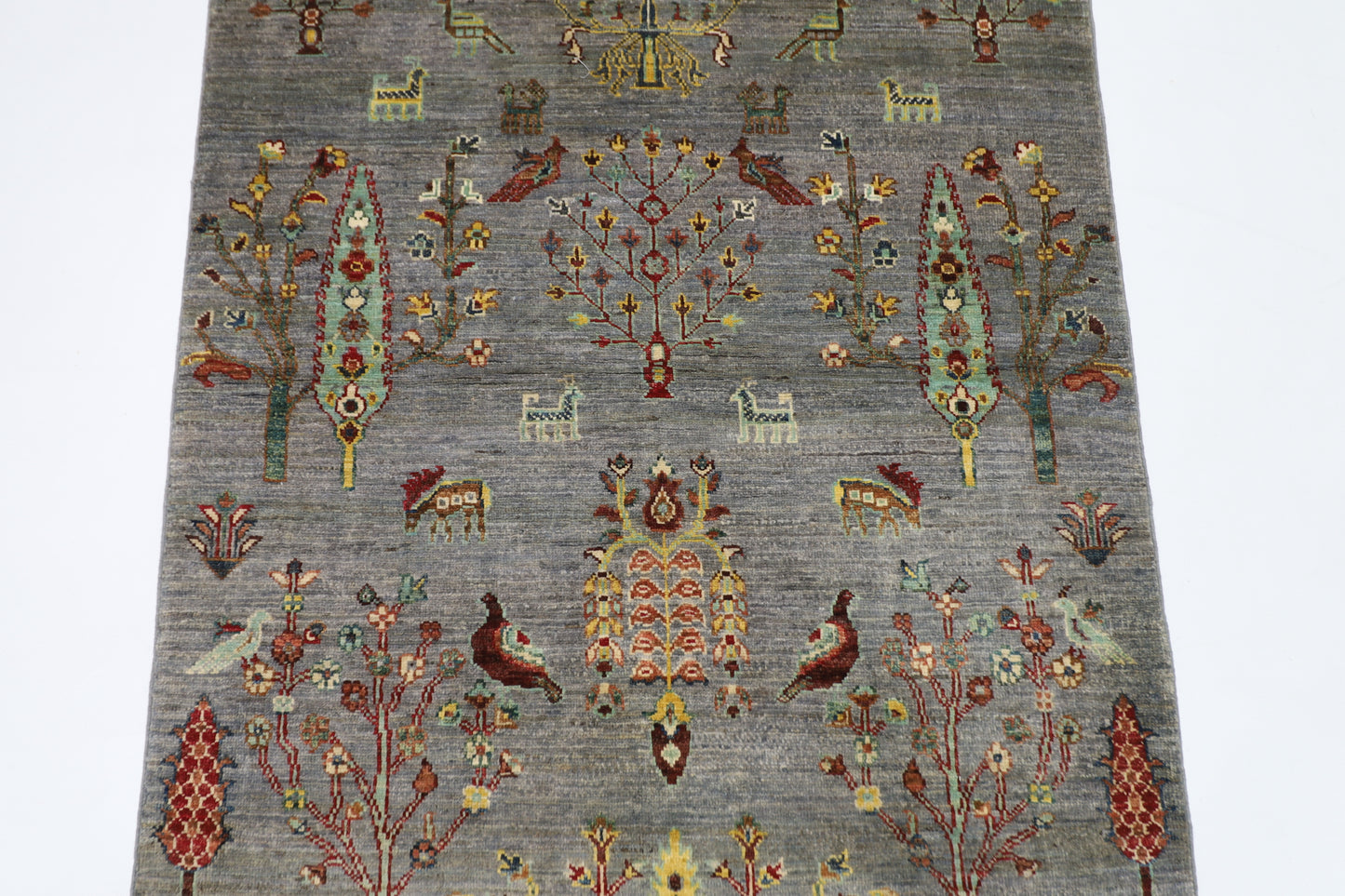 99 x 155 cm | Gabbeh Afghan Tribal Hand Knotted Veg Dye Wool Carpet