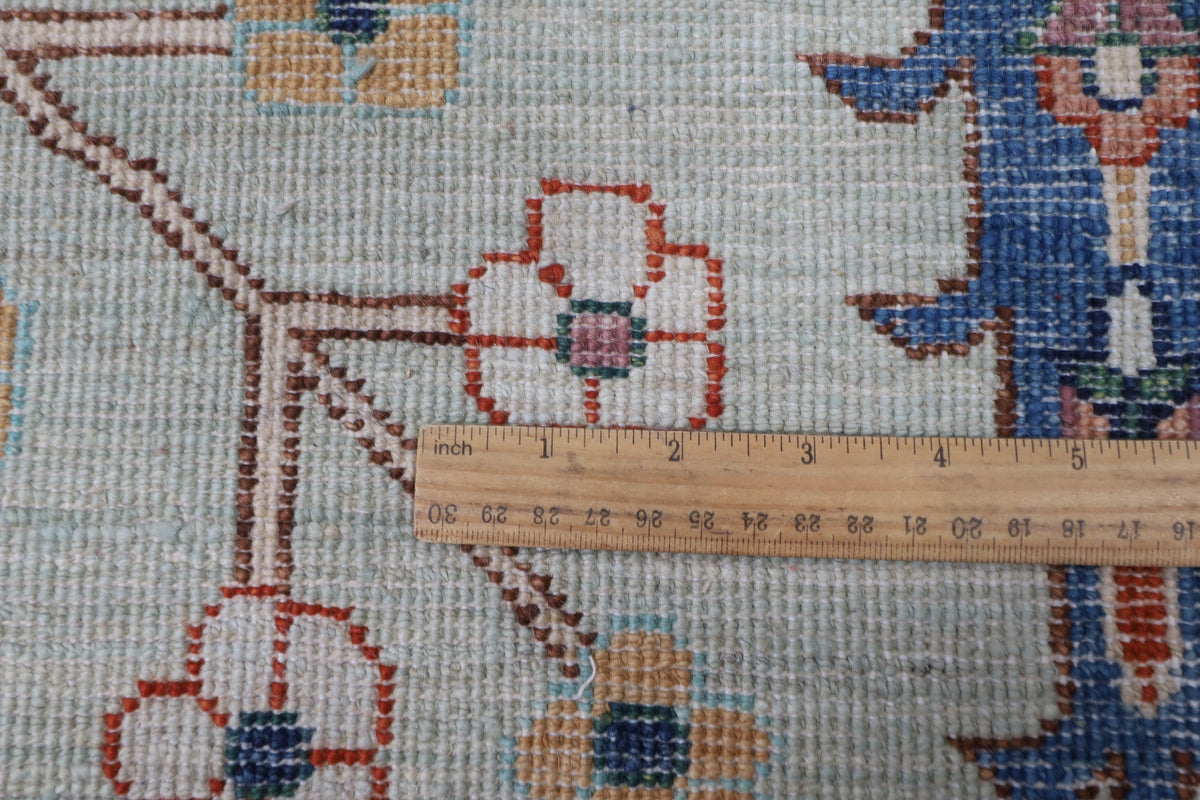 271 x 364 cm | Sultani Design Hand Knotted Wool Afghan Carpet