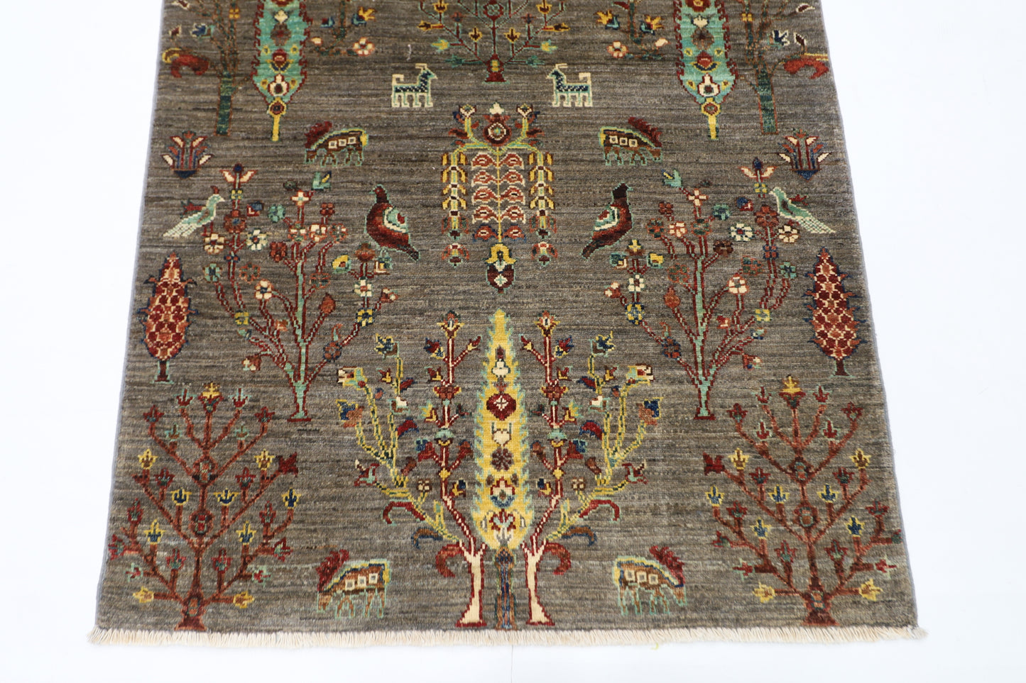 98 x 150 cm | Gabbeh Afghan Tribal Hand Knotted Veg Dye Wool Carpet