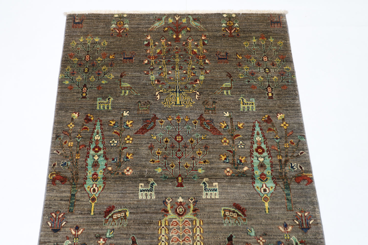 98 x 150 cm | Gabbeh Afghan Tribal Hand Knotted Veg Dye Wool Carpet