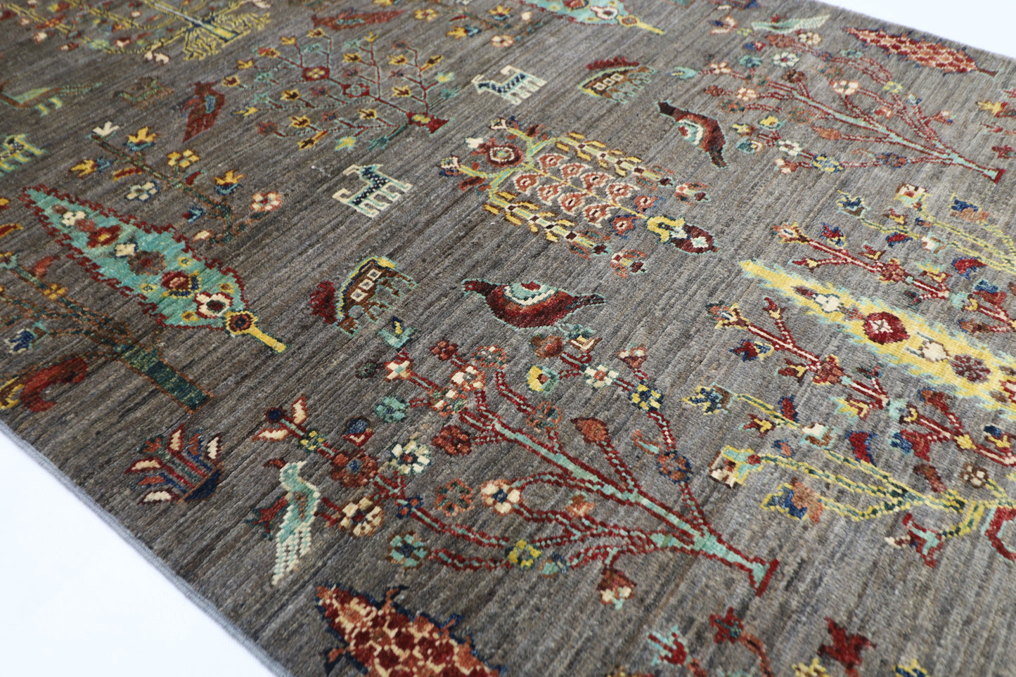 98 x 150 cm | Gabbeh Afghan Tribal Hand Knotted Veg Dye Wool Carpet