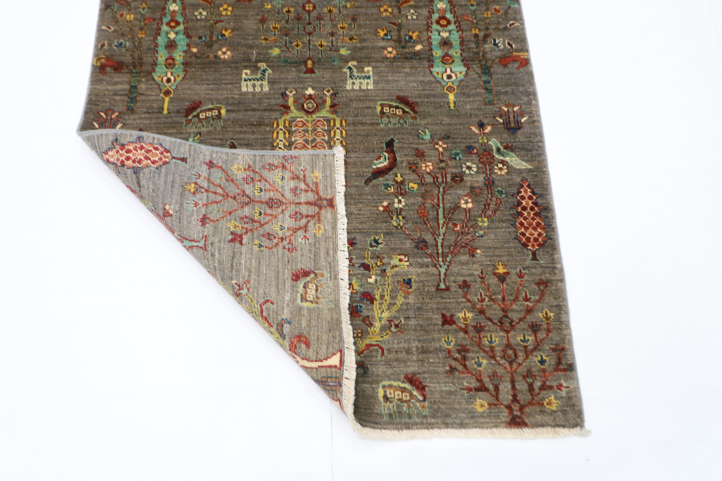 98 x 150 cm | Gabbeh Afghan Tribal Hand Knotted Veg Dye Wool Carpet