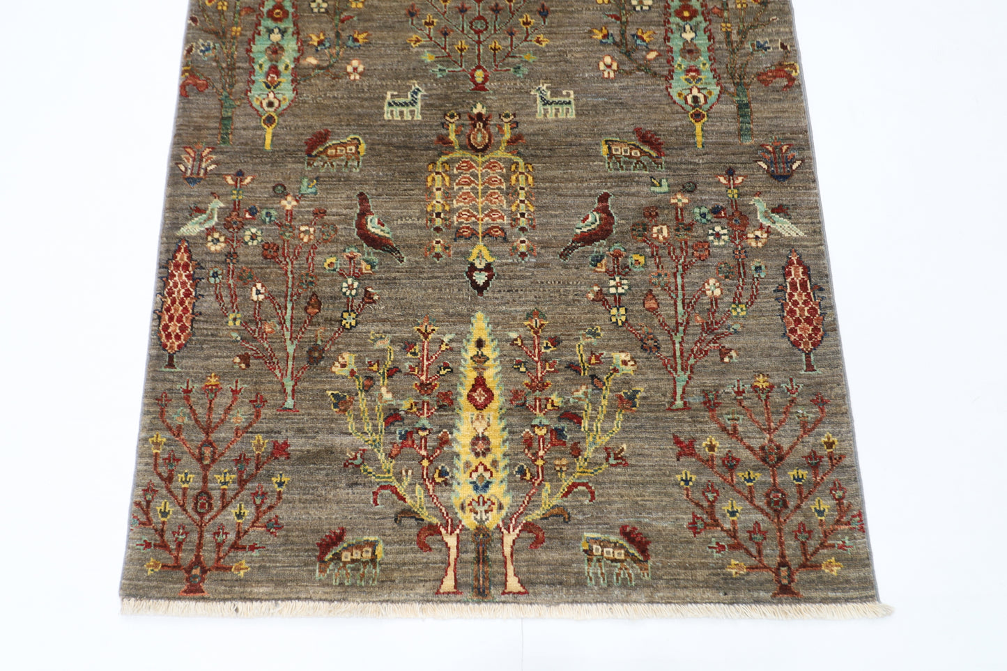 96 x 150 cm | Gabbeh Afghan Tribal Hand Knotted Veg Dye Wool Carpet