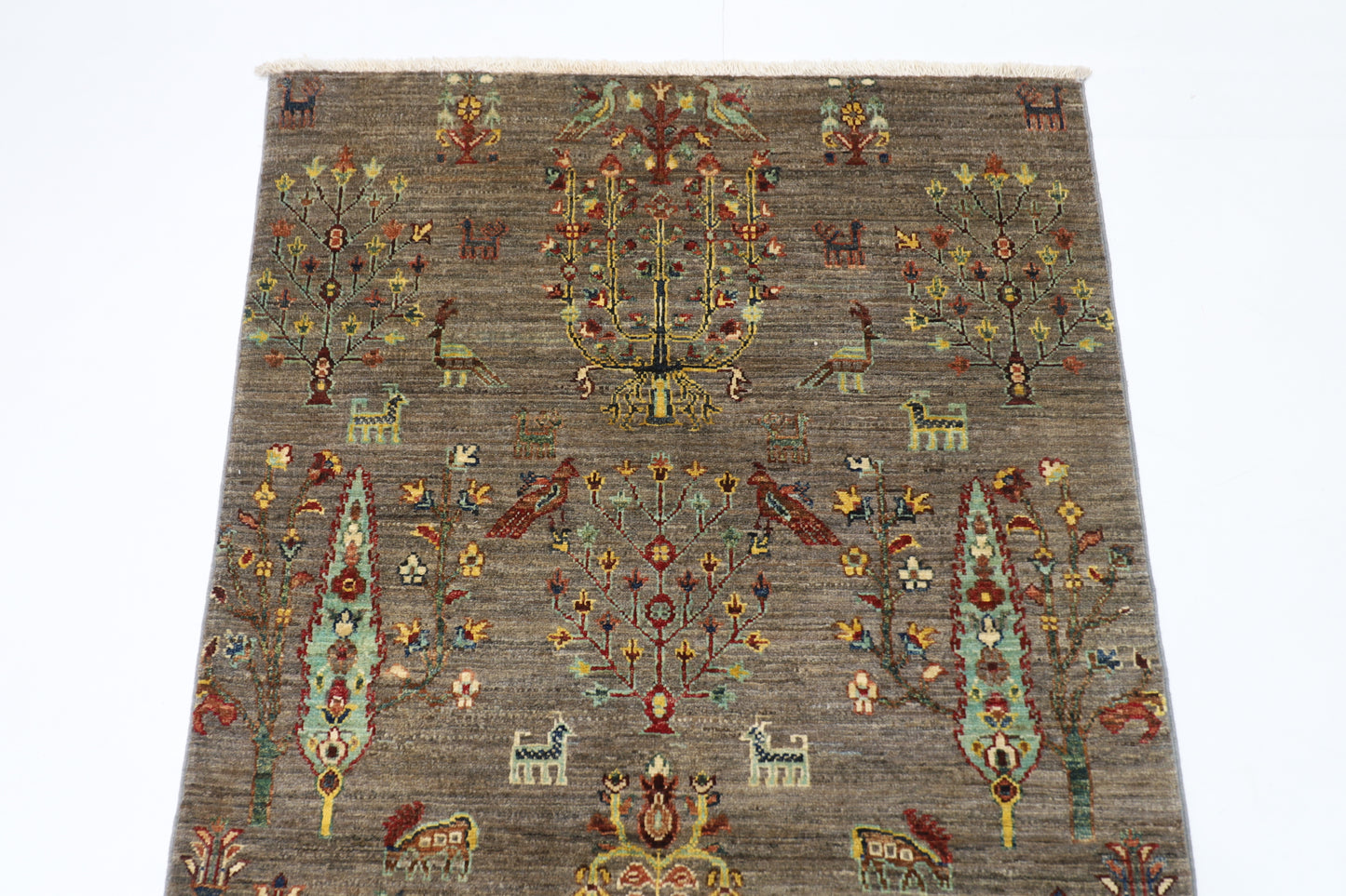 96 x 150 cm | Gabbeh Afghan Tribal Hand Knotted Veg Dye Wool Carpet