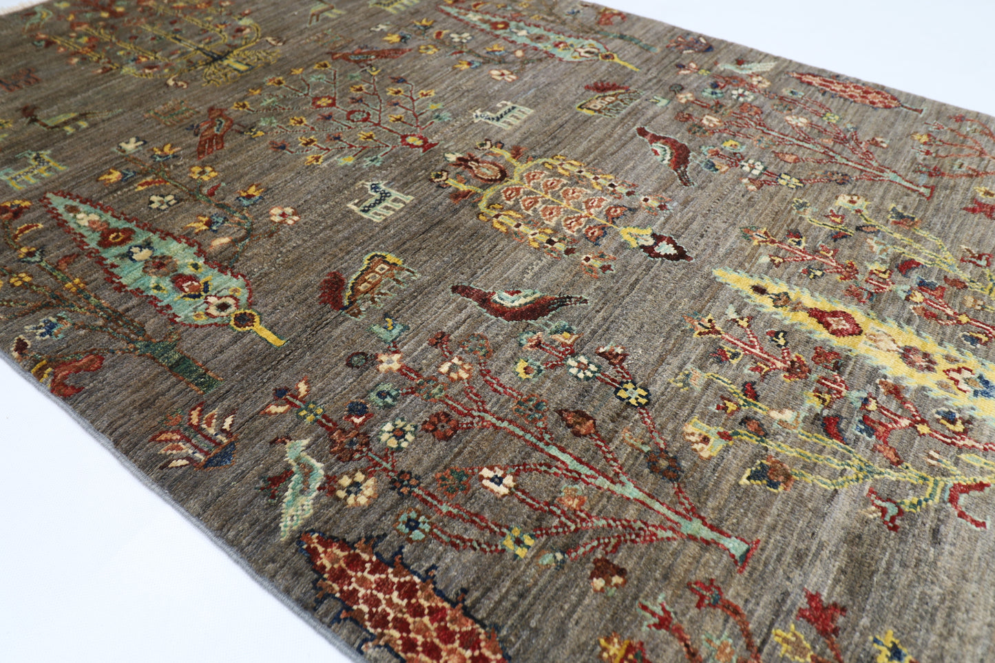 96 x 150 cm | Gabbeh Afghan Tribal Hand Knotted Veg Dye Wool Carpet