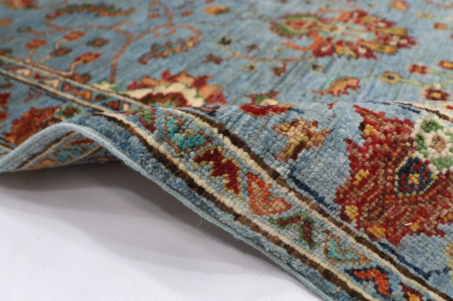 87 x 128 cm | Sultani Afghan Tribal Hand Knotted Veg Dye Wool Carpet