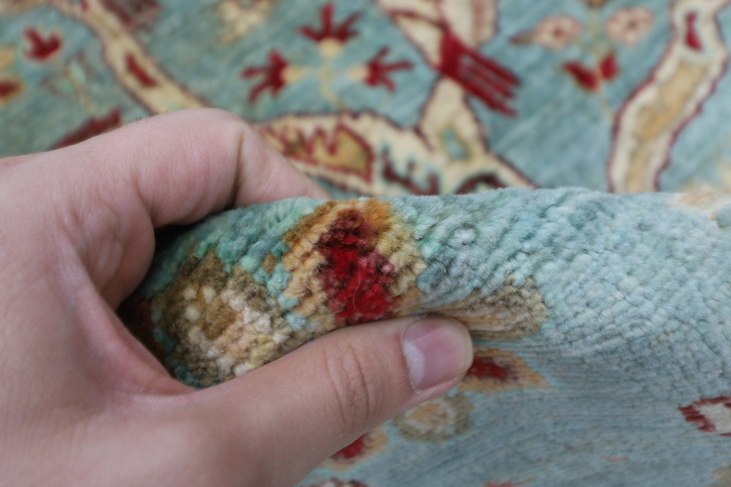 101 x 144 cm | Gabbeh Afghan Tribal Hand Knotted Veg Dye Wool Carpet