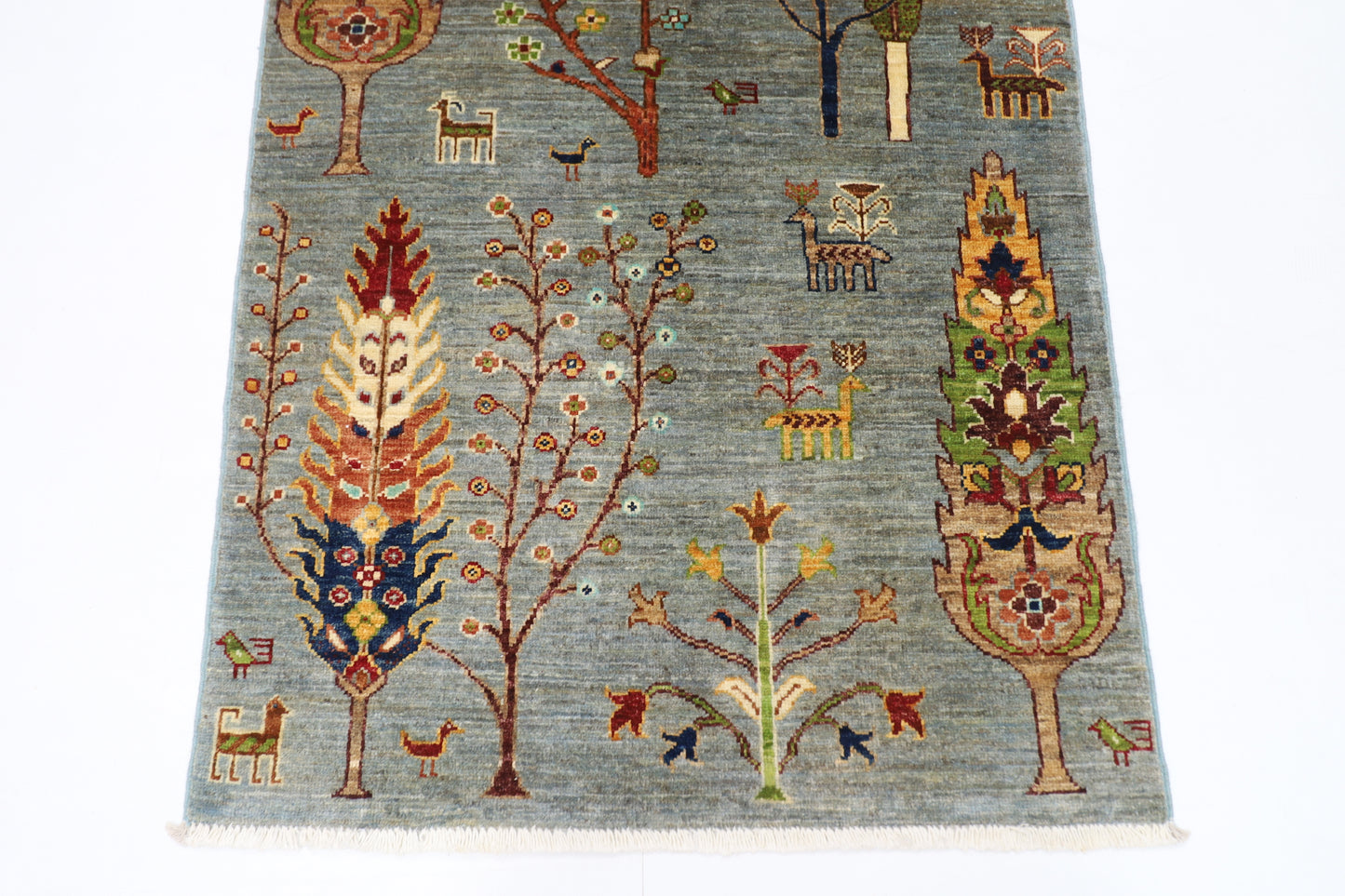 83 x 120 cm | Gabbeh Afghan Tribal Hand Knotted Veg Dye Wool Carpet