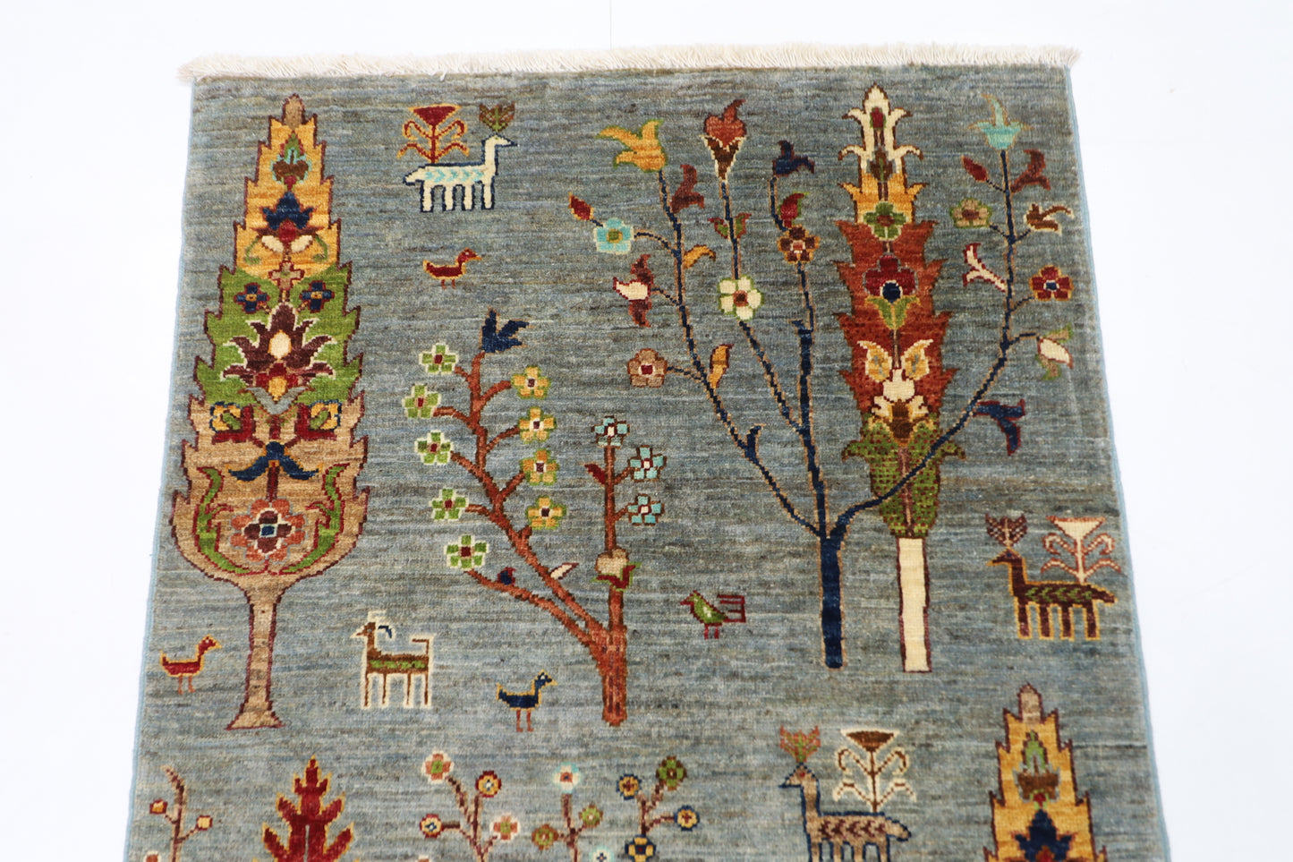 83 x 120 cm | Gabbeh Afghan Tribal Hand Knotted Veg Dye Wool Carpet