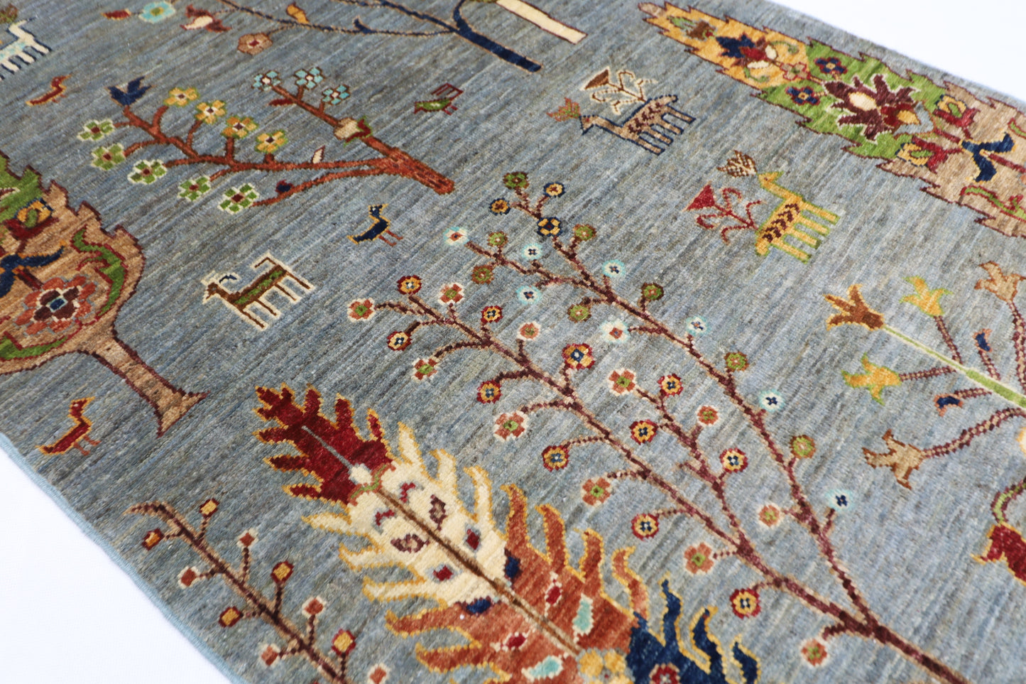 83 x 120 cm | Gabbeh Afghan Tribal Hand Knotted Veg Dye Wool Carpet