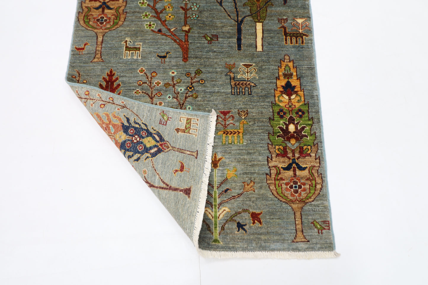 83 x 120 cm | Gabbeh Afghan Tribal Hand Knotted Veg Dye Wool Carpet