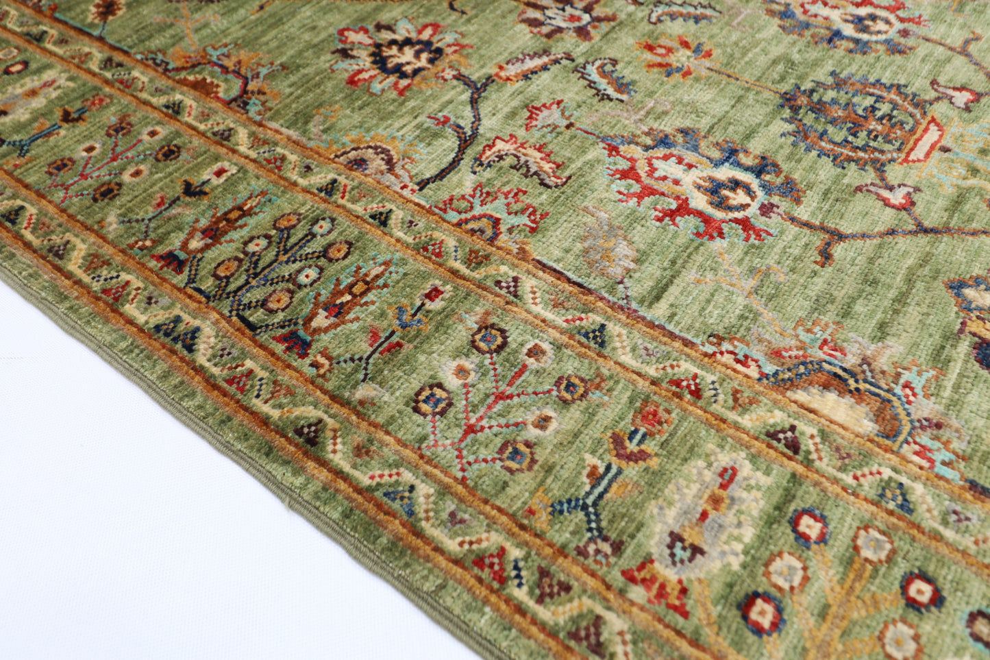 100 x 154 cm | Sultani Afghan Tribal Hand Knotted Veg Dye Wool Carpet