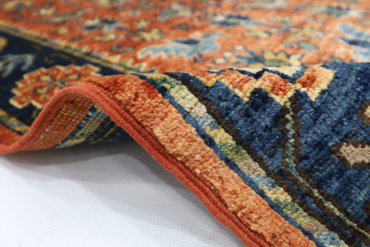 93 x 153 cm | Afghan Tribal Hand Knotted Veg Dye Wool Carpet