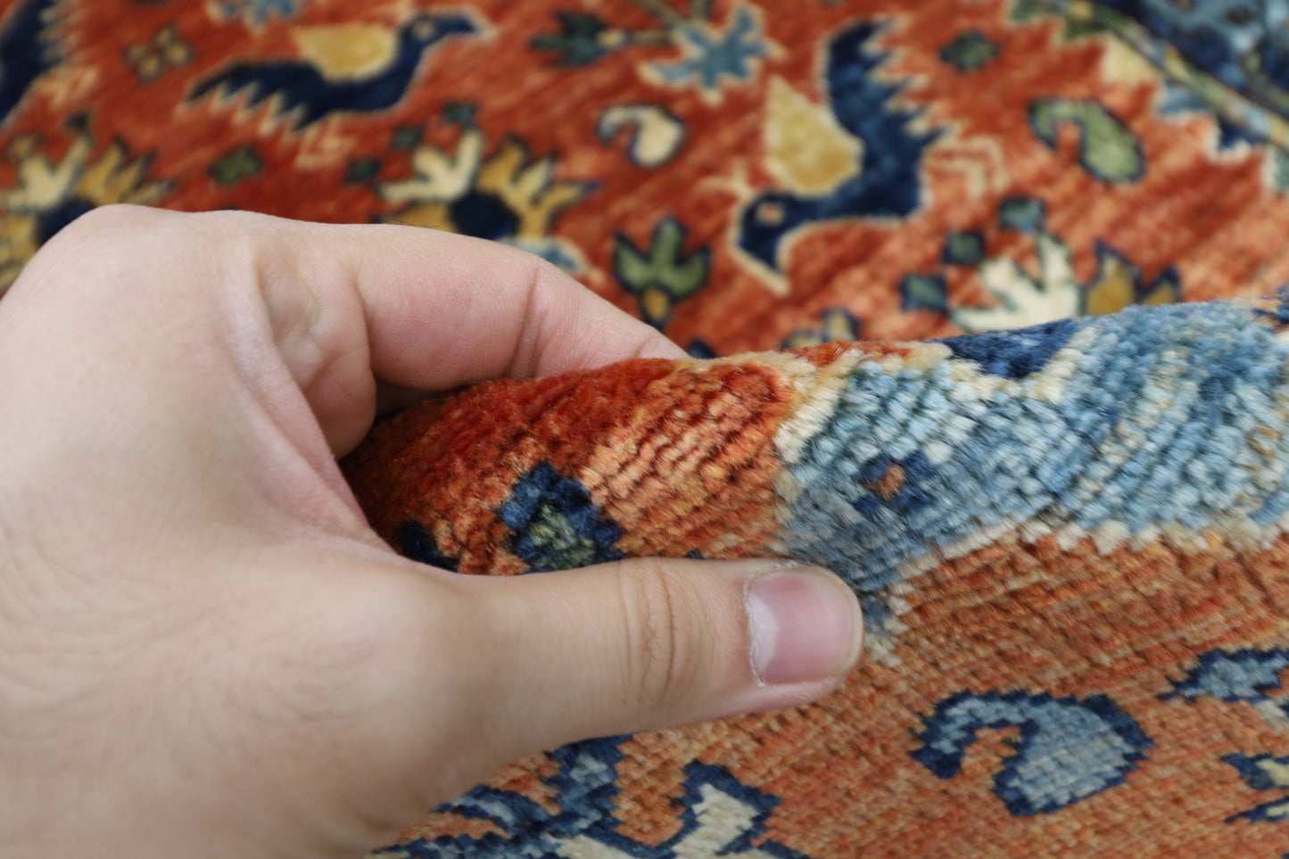93 x 153 cm | Afghan Tribal Hand Knotted Veg Dye Wool Carpet